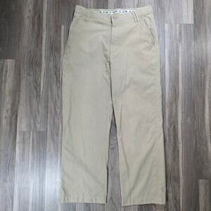 Iron Marks,  Solitude Mens Tan Khaki Straight Leg Pant 33x30 Polyester Nylon